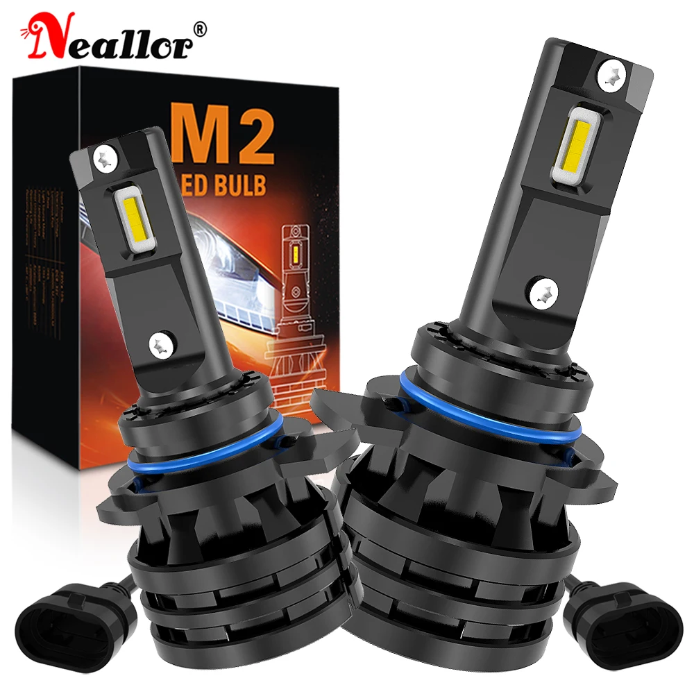 

2 шт., Автомобильные светодиодные лампы H1 H3 H4 H7 H11 9005 HB3 9006 HB4 50 Вт 6000 лм 12 В К