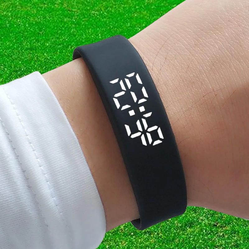 Часы наручные женские цифровые со светодиодной подсветкой спортивные Смарт