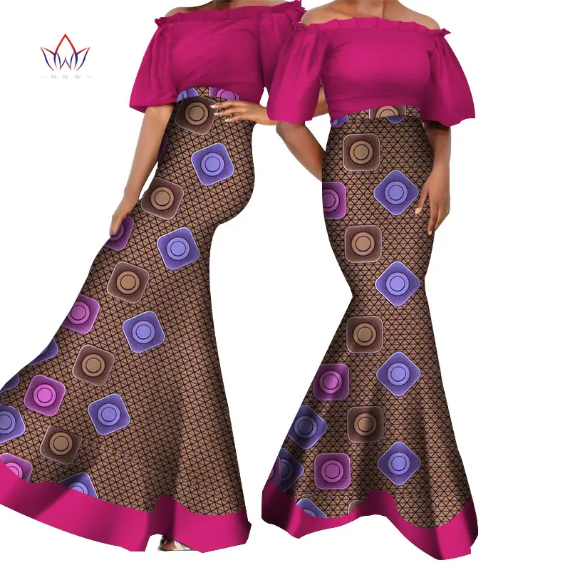 Летняя африканская традиционная одежда для женщин с коротким рукавом базин