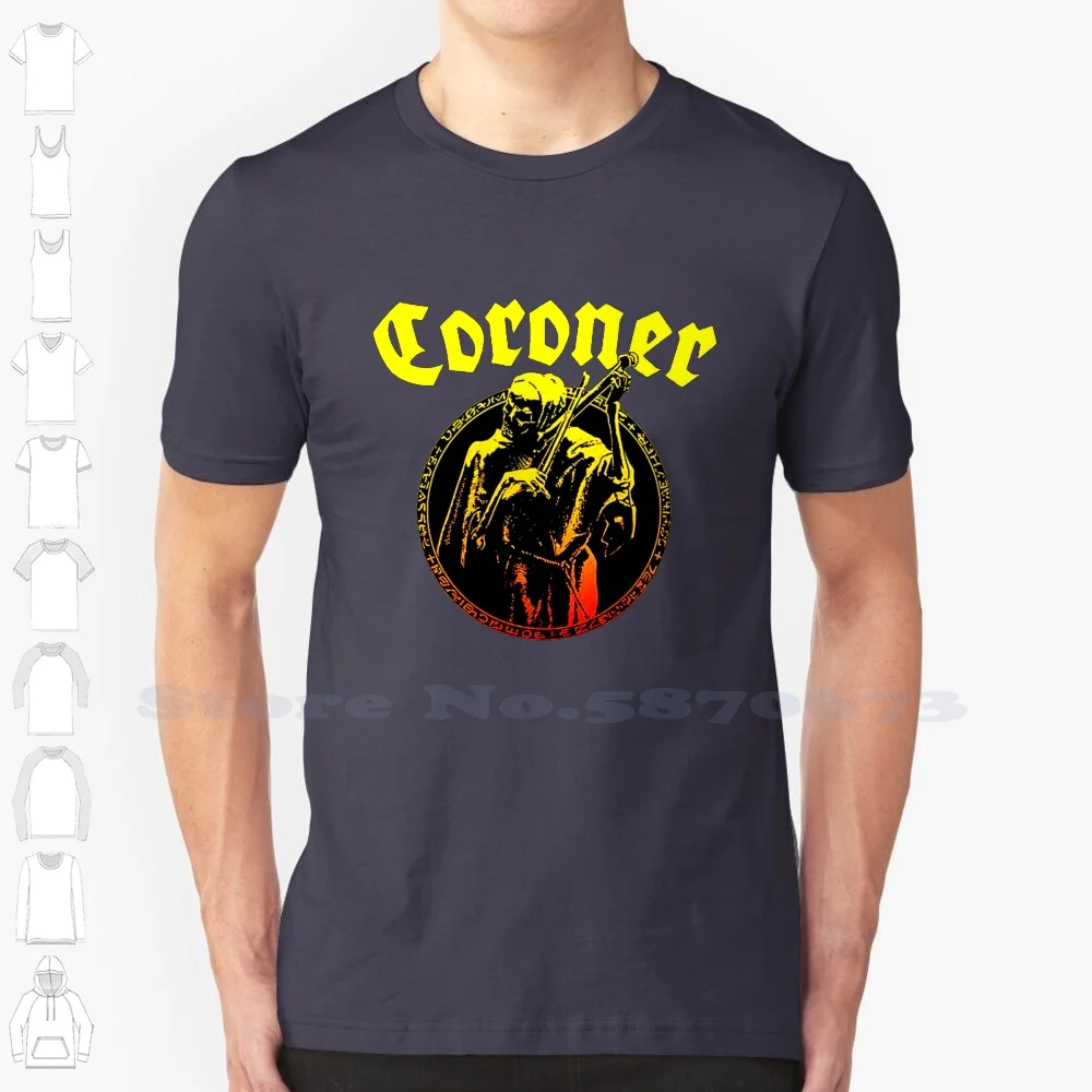 

New Popular Trending Logo Best Seller Hard Rock Music Heavy Metal Coroner Custom Funny Hot Sale Tshirt New Popular Trending