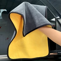 yada ins fashion 3030 cm car wash towel for adults man women coral fleece double sided thick car wiper clean towels tw210001