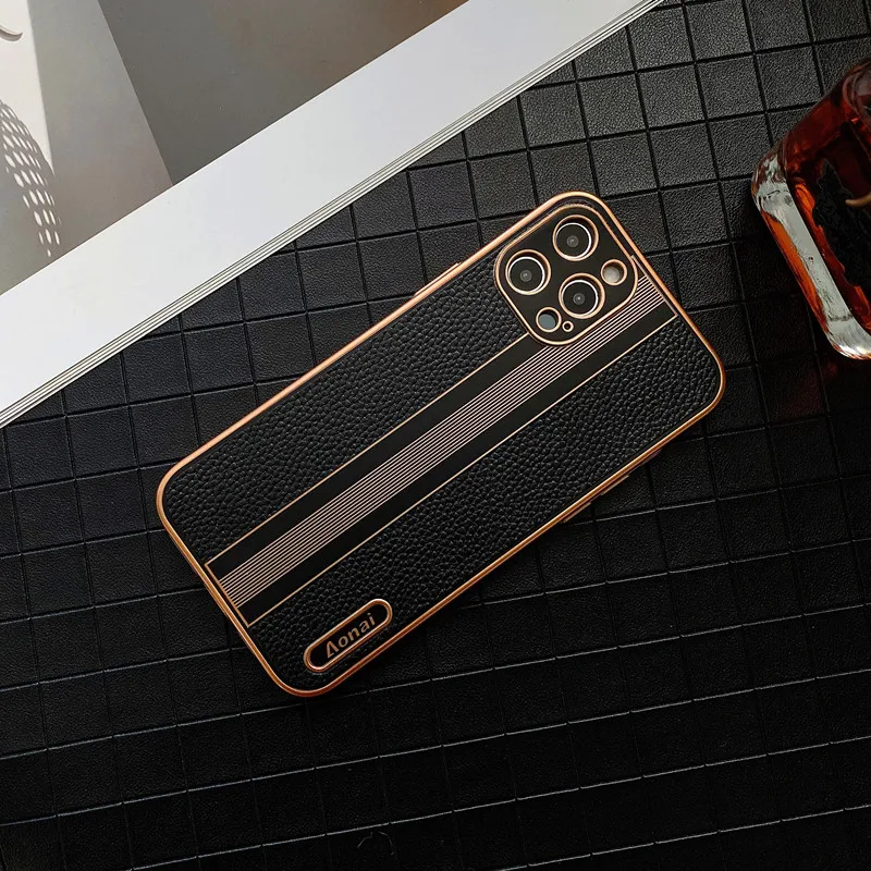 Bao Da Cao Cấp Dành Cho iPhone 11 12 Max Pro Mini Dành Cho iPhone X XS Max 7 8 Plus chống Sốc Mạ Điện Ốp Lưng Điện Thoại louis vuitton iphone case