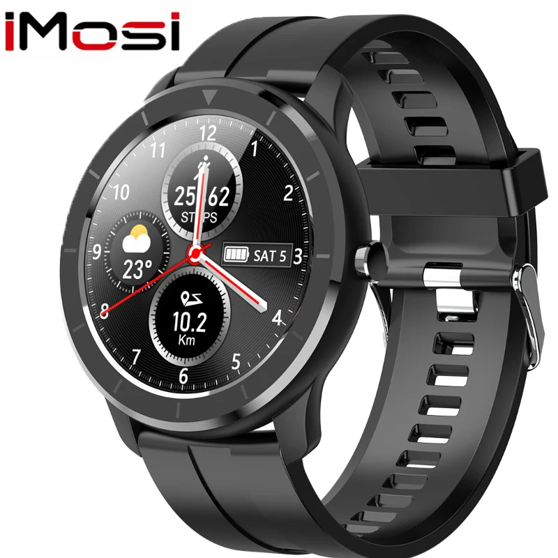 

Newest T6 Smart Watch Fitness Tracker Heart Rate Monitor Blood Pressure IP67 Waterproof Smartwatch Sports for IOS