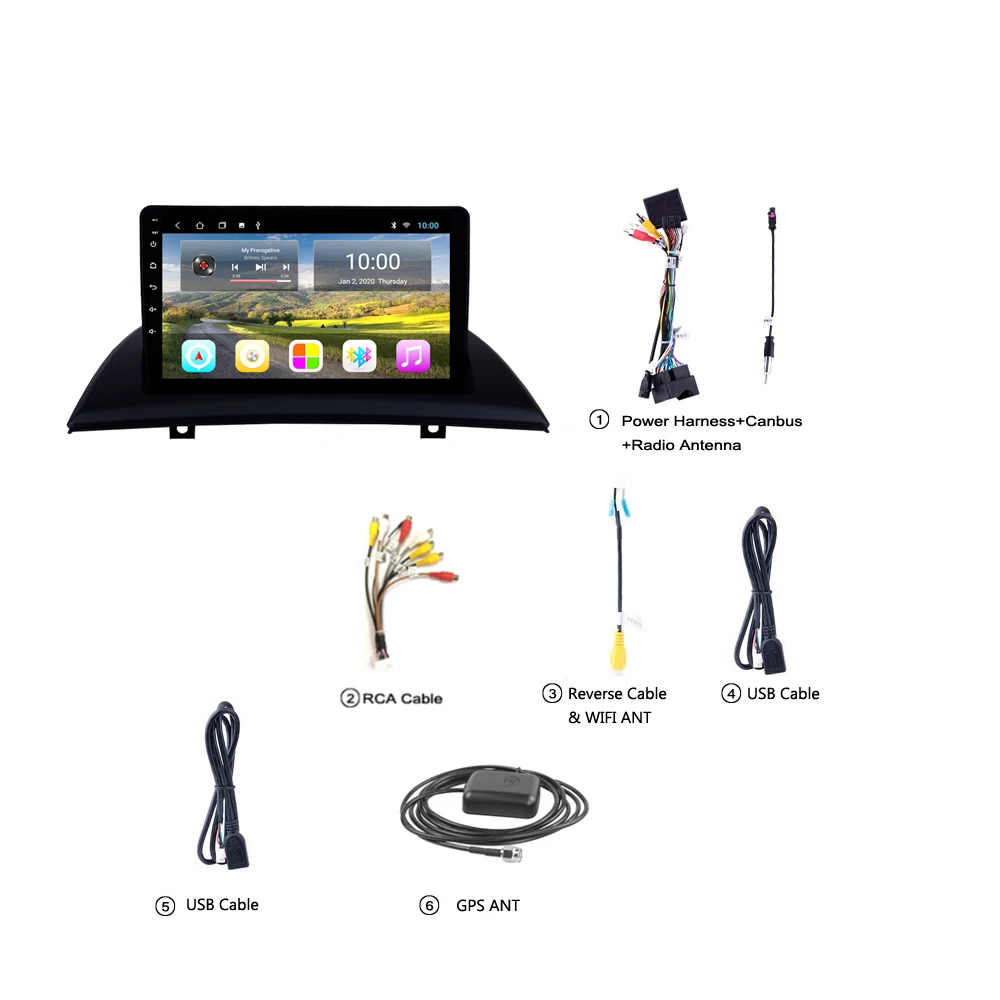

Eastereggs For BMW X3 E83 2004 - 2012 2 DIN Android 8.1 Car Radio Multimedia Video Player GPS WIFI Android Audio Stereo