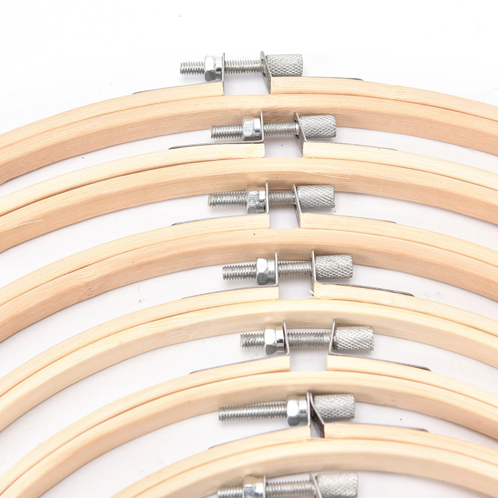 Хит новинка бамбуковые деревянные кольца для вышивки вышивания набор рамок DIY