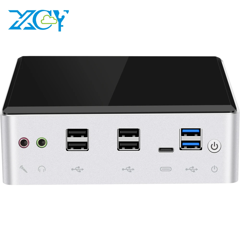 Мини ПК Intel Core i7 10510U 8650U 8550U i5 Linux тонкий клиент микрокомпьютеры для настольных