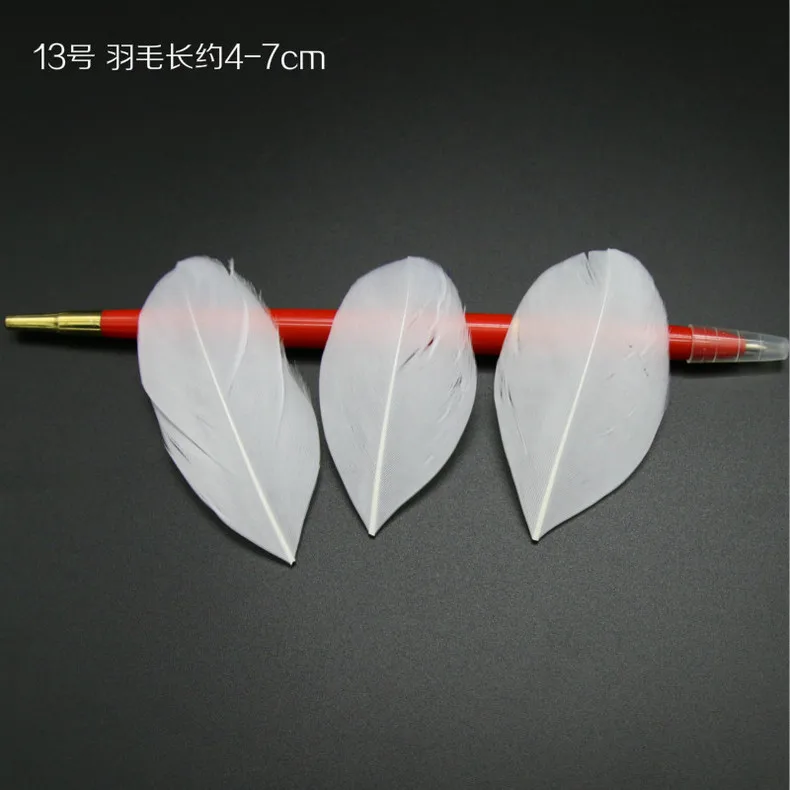 Белое перо гусиная утка перья индейки отделка DIY Свадебный декор ювелирные