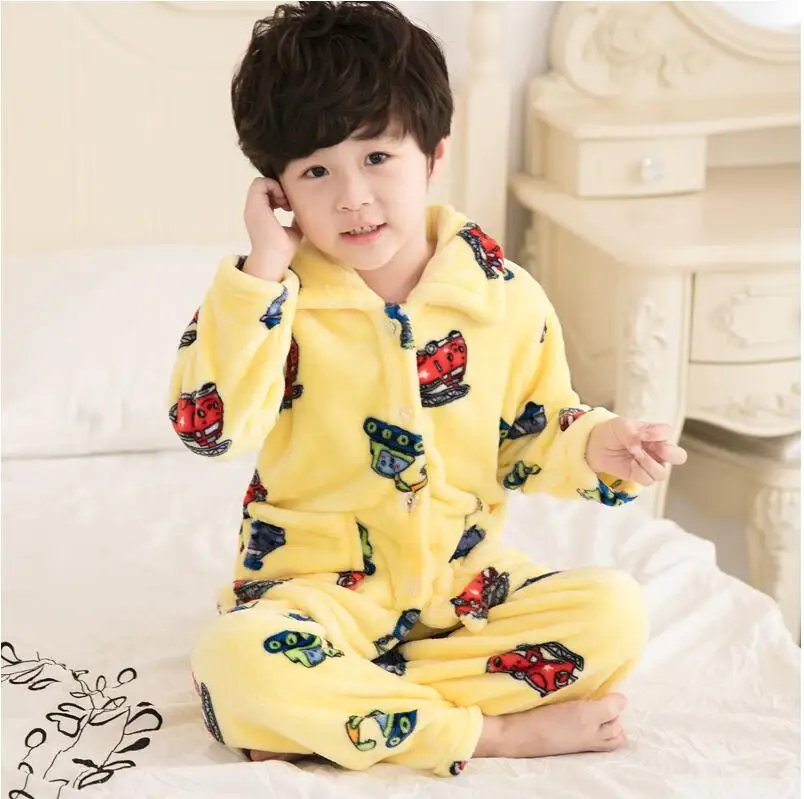 Pijama infantil inverno; детский пижамный комплект из кораллового флиса; пижама с принтом для маленьких мальчиков и девочек; детская фланелевая одежда для сна; пижамы для младенцев