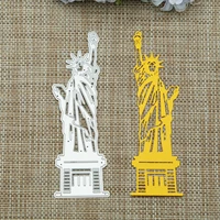usa landmark statue of liberty metal cutting die for scrapbooking diy photo album clip art work decorating paper cutter stencil