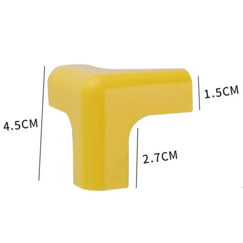 Gran beb&eacute; de silicona Protector de esquina de protecciones de seguridad de bordes protecci&oacute;n cubierta almohadilla de mesa de muebles de escritorio de &aacute;ngulo-5