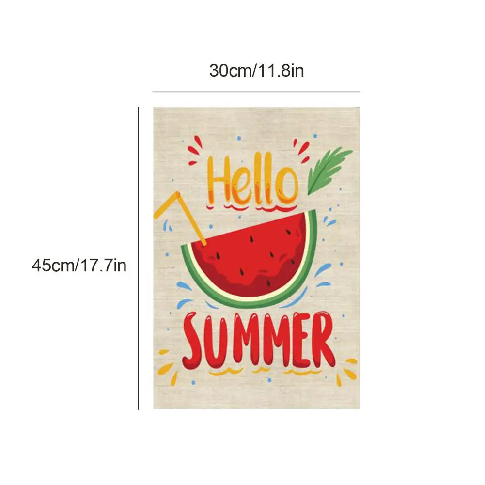 

Festival Outdoor Home Decoration Garden Flag Summer Yard Flags Welcome Banner Garden Ornament Home Decoration Accessories