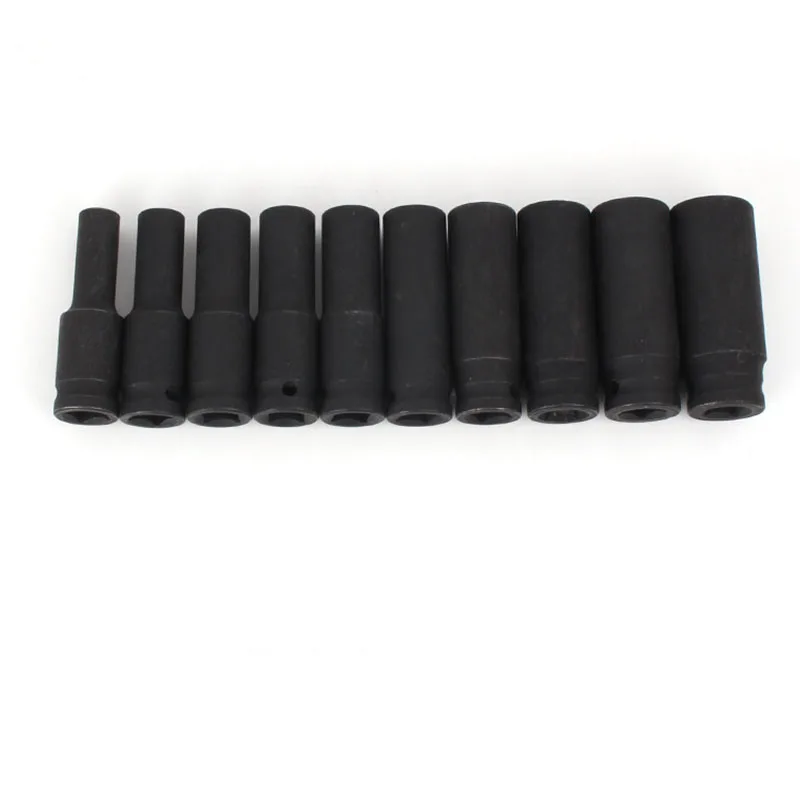 10PCS Deep Impact Socket 8 -22mm Metric Drive Strong and Heavy Duty Set for Wrench Adapter Hand Tool Repair Project | Инструменты