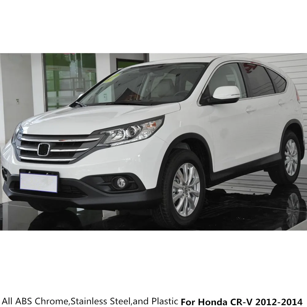 

Top car inner garnish cover detector trim ABS chrome front Air conditioning Outlet Vent 2pcs For Honda CRV CR-V 2012 2013 2014