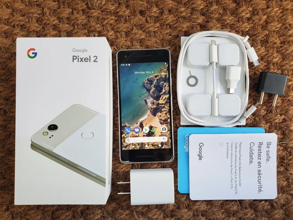 Оригинальная новая версия Google Pixel 2 5," 4 ГБ ОЗУ 64 Гб/128 Гб ПЗУ восьмиядерный смартфон Snapdragon 835 1920*1080 Android 8,0