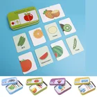 Карточка-головоломка Монтессори для раннего развития детей