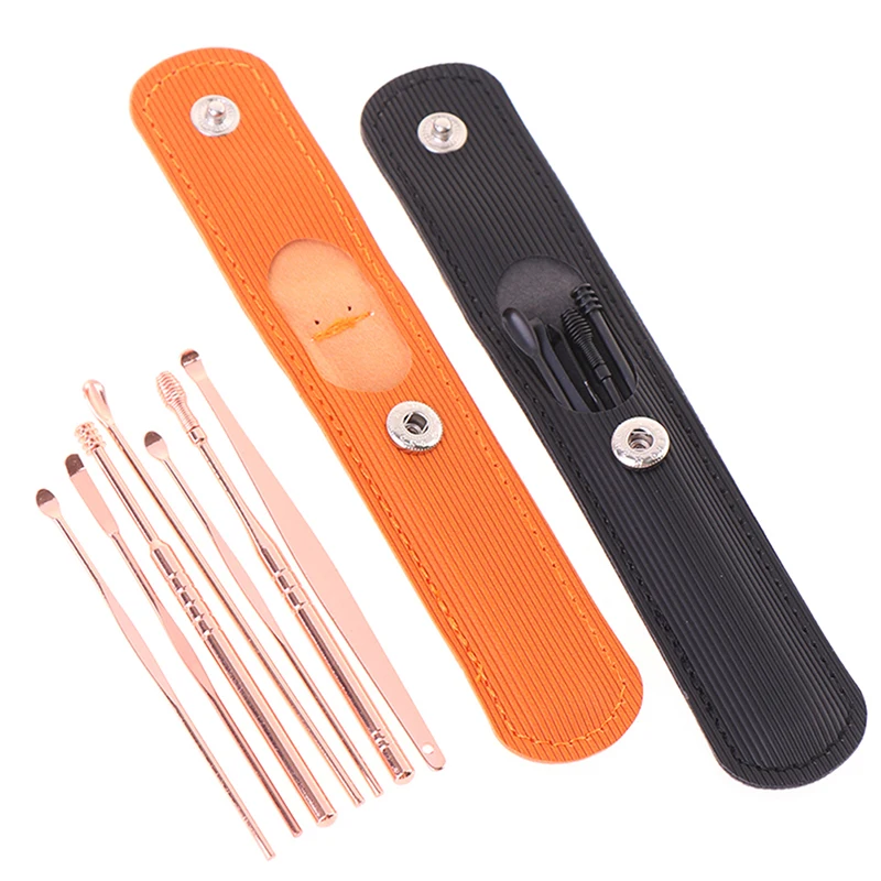 

7 шт./набор удалитель ушной серы Curette беруши, чистящая Бриллиантовая ложка, забота о здоровье, беруши, ранцы для удаления ушей, беруши