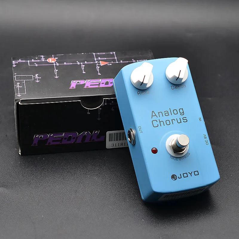

JOYO JF-37classic analog chorus guitar effect pedal chorus stompbox with One MOOER PC-Z Pedal Connector and One Cover Cap