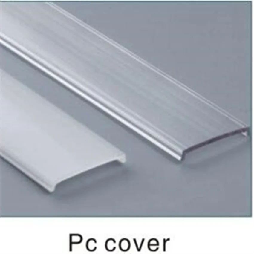 Бесплатная доставка Лидер продаж 2 метра/шт. алюминиевый профиль 50 м/лот с крышкой