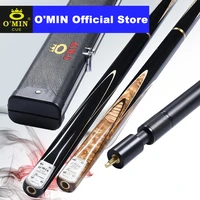 omin gunman snooker cue 34 piece snooker cue kit with omin case with telescopic extension 9 5mm 10mm tip snooker stick kit