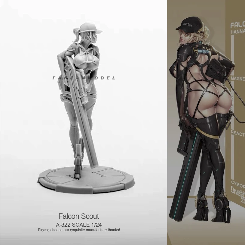 

75mm Resin model kits figure self-assembled A-322
