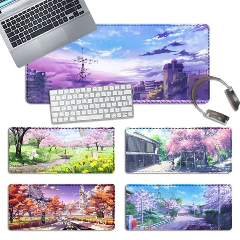 

Promotion Candy color anime landscape Mouse Pad Laptop Gamer Mousepad Anime Antislip Mat Keyboard Desk Mat For Overwatch/CS GO