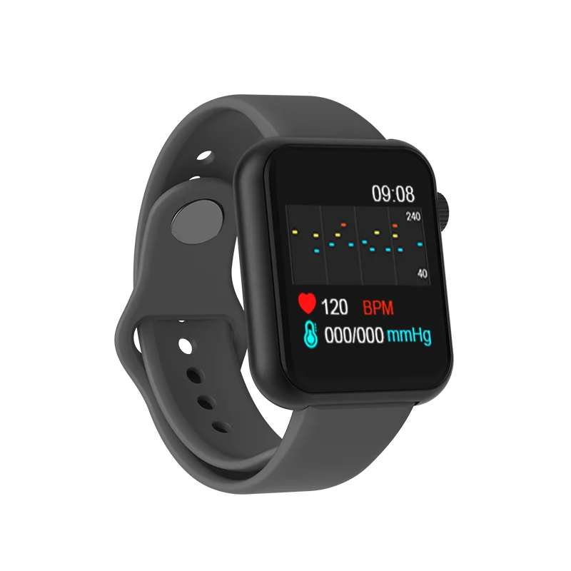 

V6 Smartwatch Men Bluetooth Sport Smart Watch 1.44 inch Full Touch Screen Heart Rate Detection Message Reminder Smart Wristbands