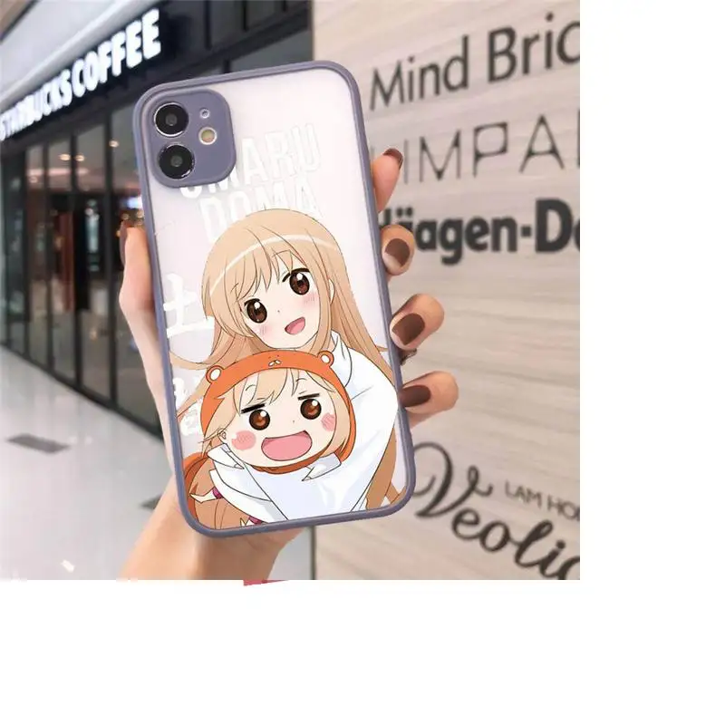 

cute Umaru chan Anime Doma Umaru Phone Cases Matte Transparent for iPhone 7 8 11 12 s mini pro X XS XR MAX Plus cover funda
