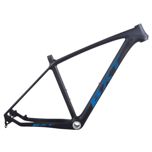 blue logo BXT углеродная mtb велосипедная Рама из углеродного сплава рама дисковый тормоз bicicletas горный велосипед 29 велосипедов mtb углеродная рама 29er через ось 142*12 мм - Цвет: blue logo