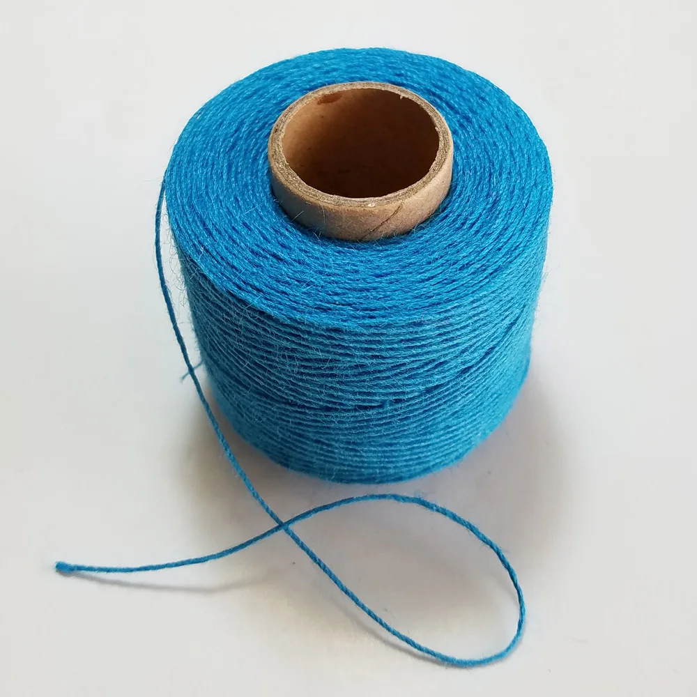 Высокопрочная 100% льняная нить 120 м/рулон шнуры для шитья аксессуары ручной работы