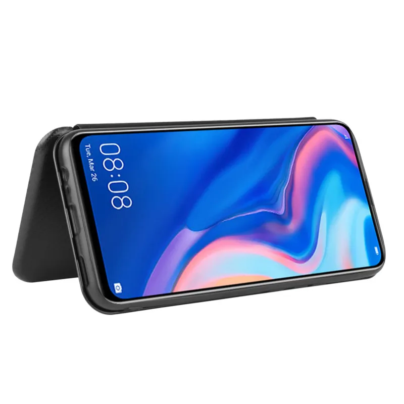 Чехол-книжка для Huawei Honor 9X Global кожа твердый с отделением карт | Мобильные телефоны