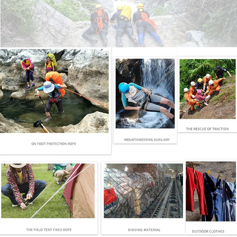 Новинка наружная безопасная скалолазающая веревка для скалолазания пожарное