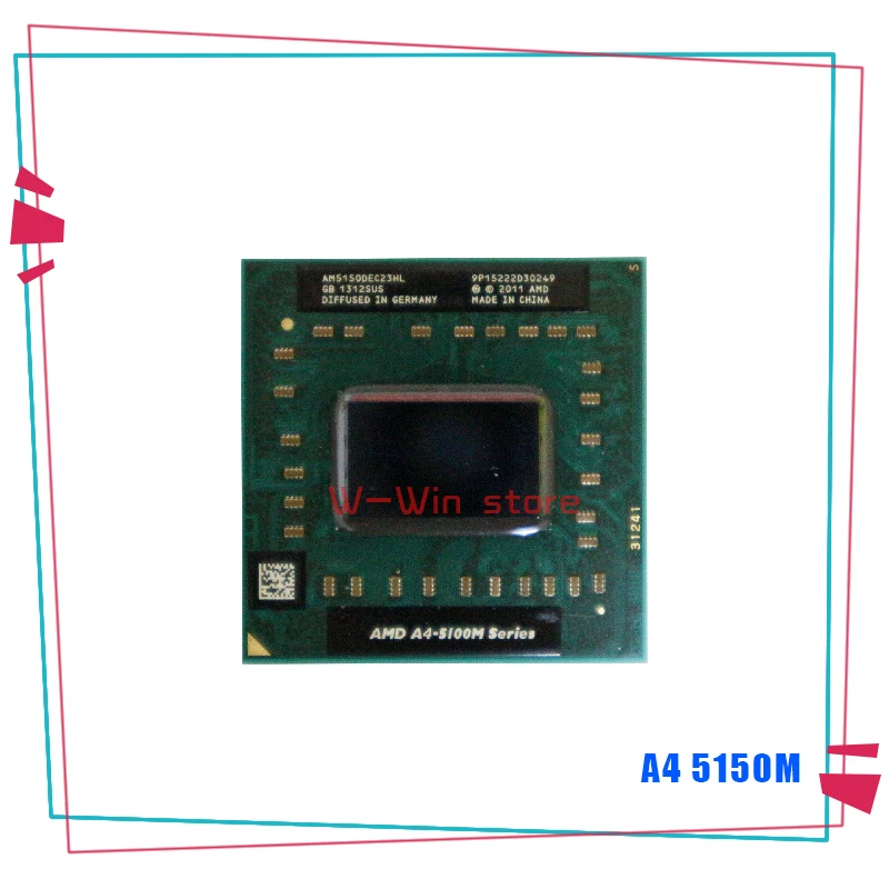AMD A4 Series 5150M 5150 М 2 7 ГГц двухъядерный нить Процессор процессор AM5150DEC23HL гнездо