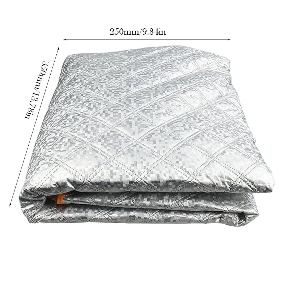 

Universal Aluminum Film Winter Snow Gear Folding Car Clothing Half Cover Snow Anti-frost Antifreeze Sunshade Cover