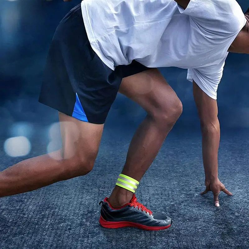 4 шт. светоотражающие эластичные ремешки на руку | Спорт и развлечения