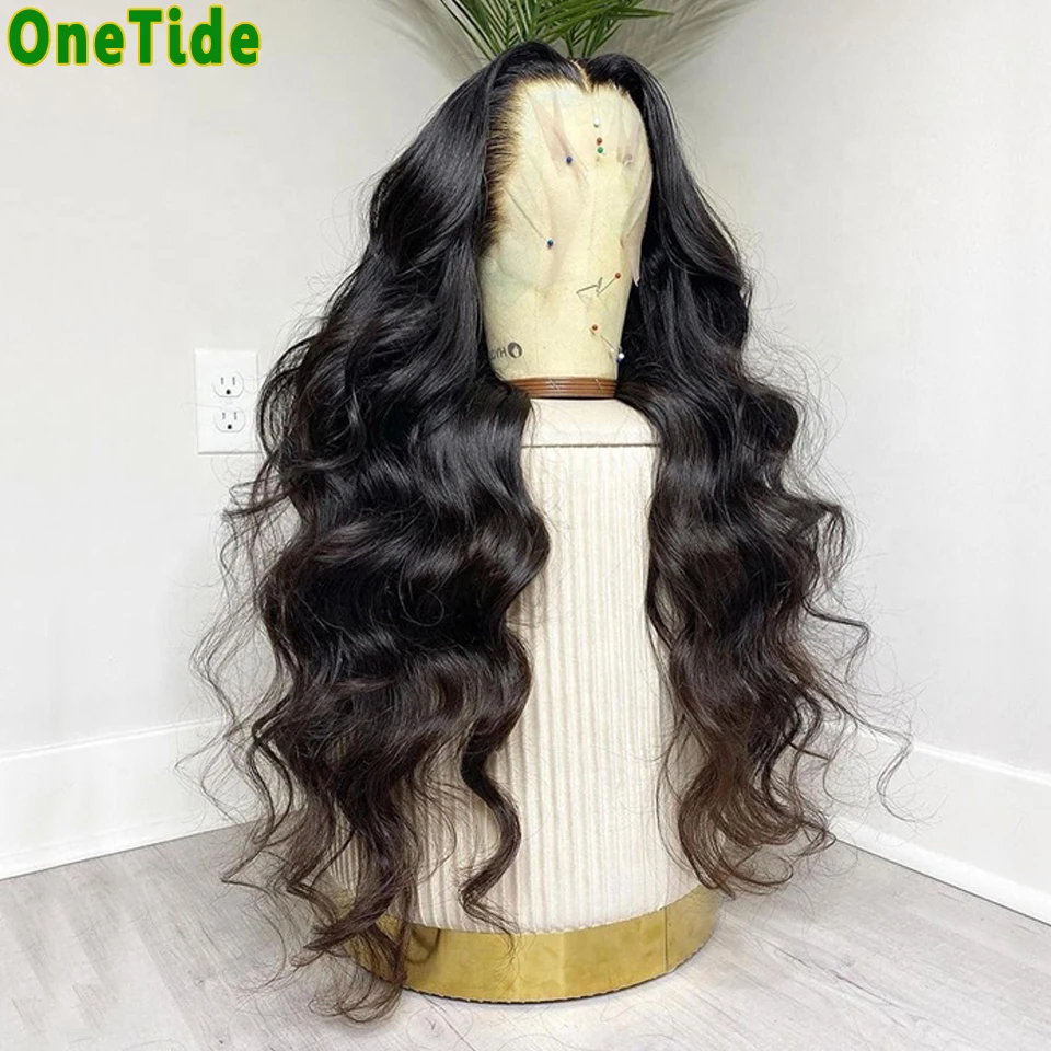 30 Inch Body Wave Lace Front Wig Brazilian Bodywave T Part Lace Frontal Human Hair Wigs For Women Pre Plucked Lace Closure Wig
