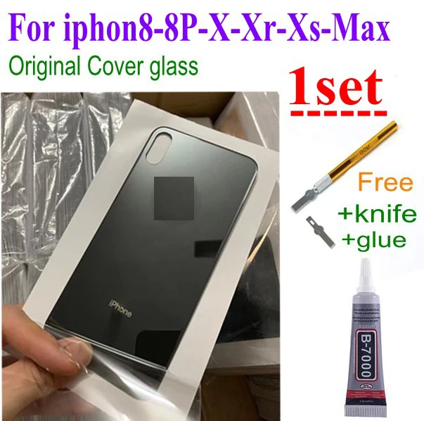 【Orig & Tool 】стекло с большим отверстием для iPhone 8 8plus X XR XS MAX задняя крышка