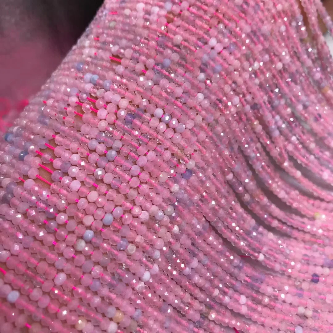 Бусины из натурального камня Моргана размеры 2x3 мм | Украшения и аксессуары