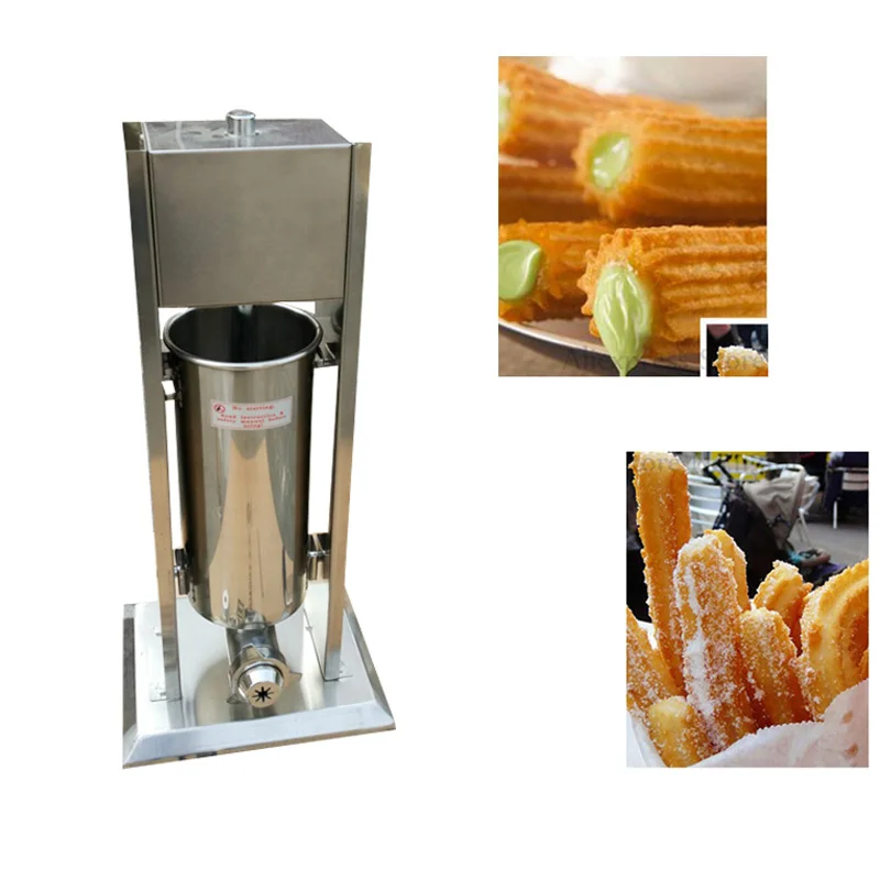 Новый 10L Испания Churro машина аппарат для приготовления пончиков латинские фрукты