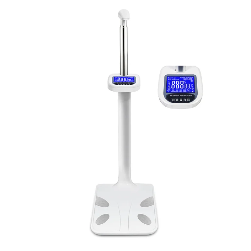 Складные ультразвуковые весы для багажа Stadiometer Многофункциональный Анализатор жировых отложений высота стержня