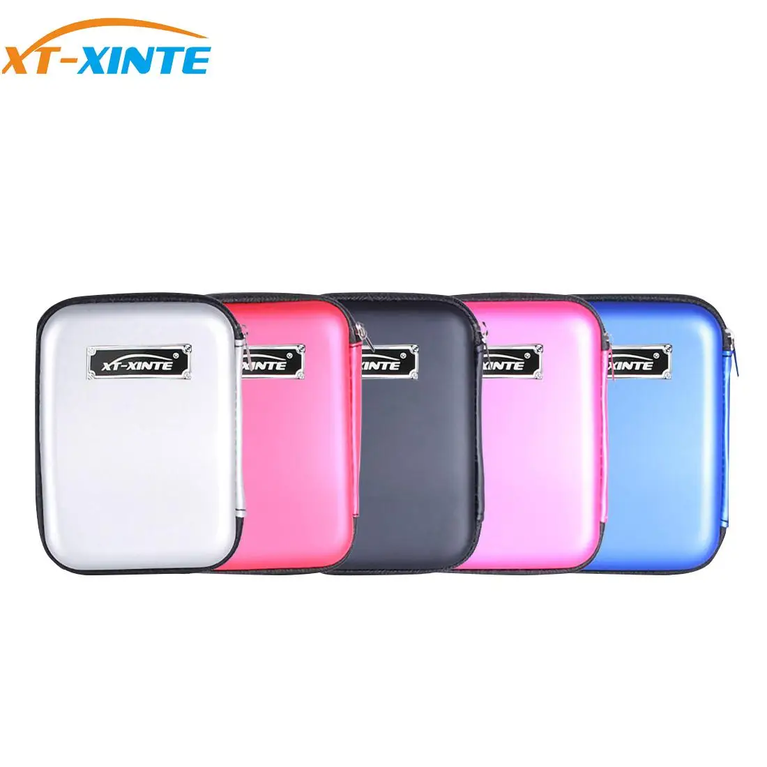 

2.5 inch External Hard Drive Disk Protective Case HDD SSD Carry Bag Portable Pouch USB Cable Power Bank Organizer Storage Box