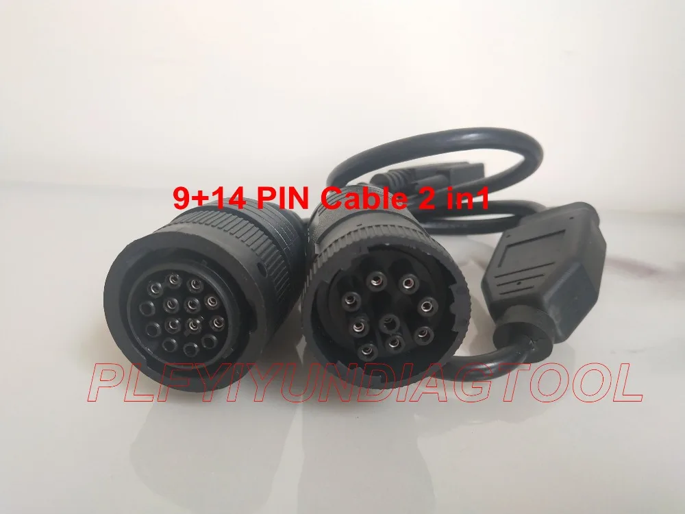 14Pin+ 9pin кабели для CAT ET3 диагностический инструмент 457-6114 14pin 9PIN кабель для ET3 317-7485(457-6114) для cat ET-3
