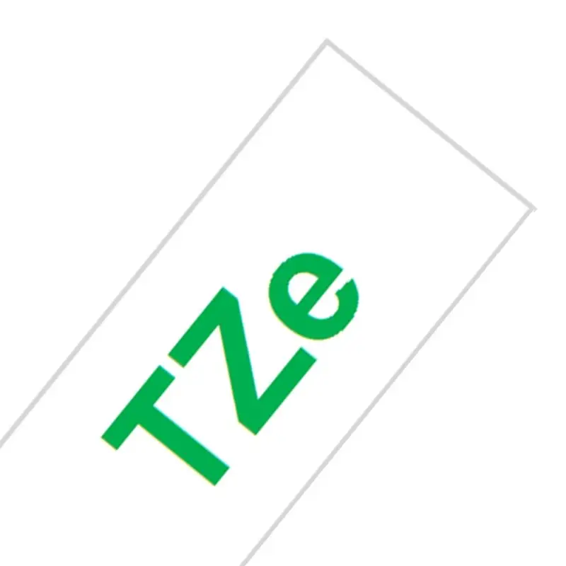 Green on White Unistar TZe221 совместимый Brother P-touch лента 9 мм* 8 м черный желтый комбинированный набор ламинированных принтеров для изготовления этикеток TZe221 TZ621 - Цвет: Green on White