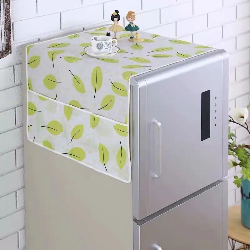

70x170cm Refrigerator Covers WaterProof Washing Machine Cover Refrigerator Dust Cover Dustproof Fridge Cover Storage Organizer