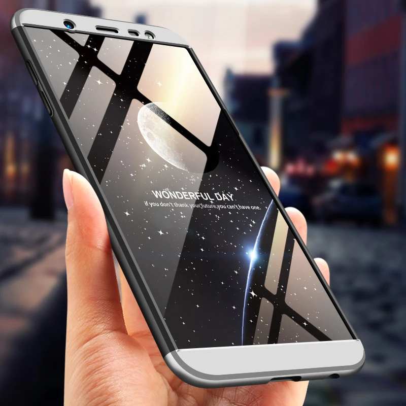 Роскошный ударопрочный Твердый чехол 3 в 1 для Samsung Galaxy J8 2018 матовый телефона чехлы оболочка|Бамперы| |