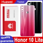 Высококачественная Задняя стеклянная крышка батарейного отсека для Huawei Honor 10 Lite, задняя панель корпуса для Honor 10 Lite, Задняя стеклянная крышка