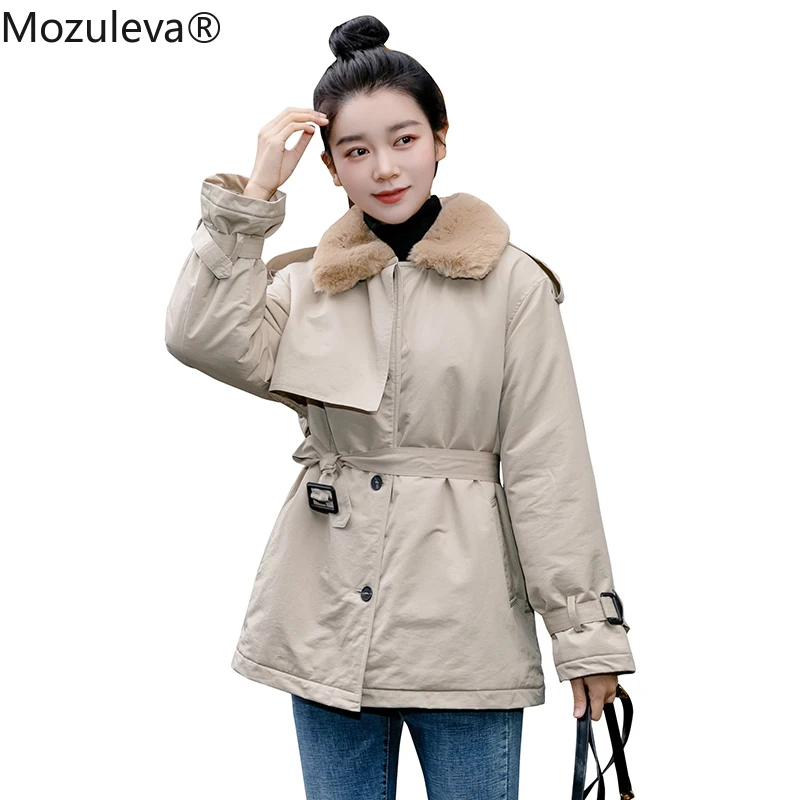 

Mozuleva 2020 Winter Lambs Wool Down Regular Zipper Korean Coats Women Winter Women Jacket Winter Clothes Women