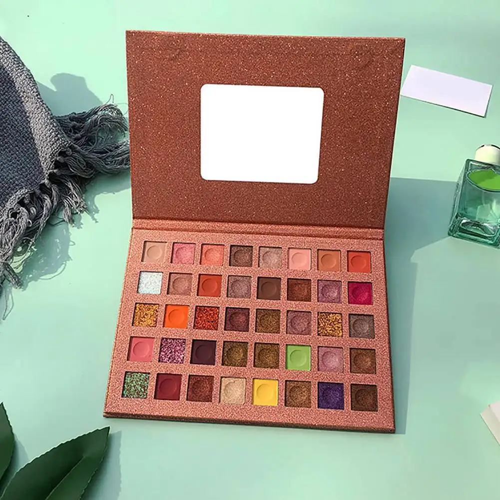 40 цветов Тени для век Палитра мерцающие блестящие тени макияж| |
