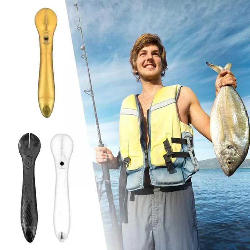 

Portable Mini Luya Artifact Fake Bait Yellow Black Color Choose White Can O1y8