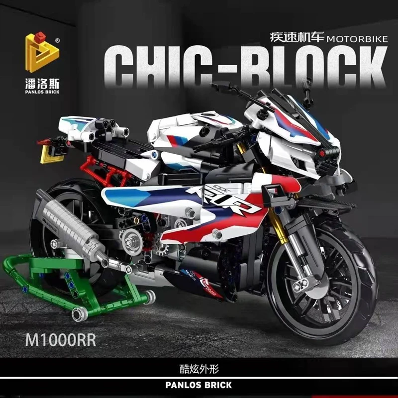 

672004 912 шт., конструктор «мотоцикл», M1000RR 42130