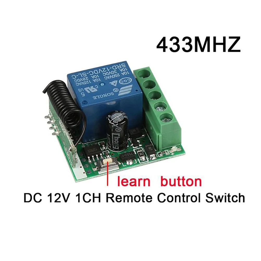 Универсальный беспроводной пульт дистанционного управления 433 МГц 12 в пост. Тока